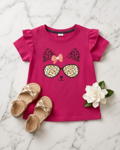 Topomini Girls Red T-Shirt