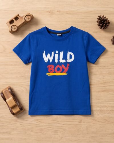 Wild Boy Tee — Royal Blue Boys T-Shirt